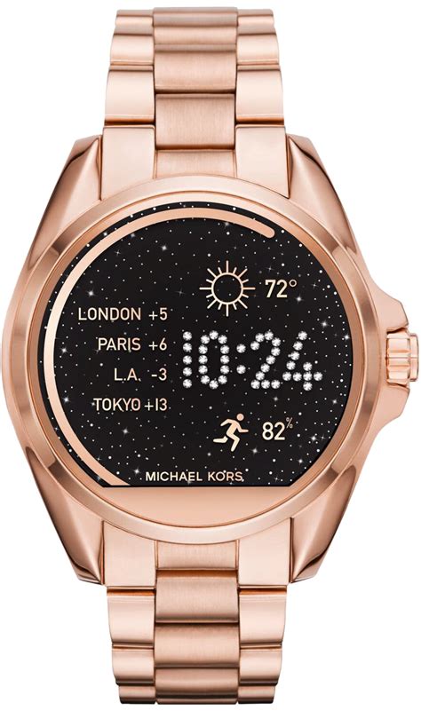 michael kors smart watch gold|rose gold mk smart watch.